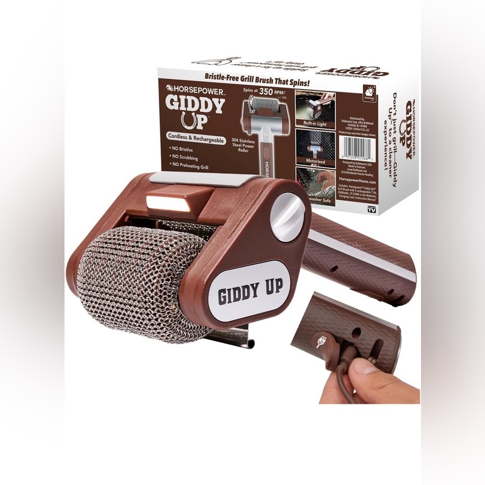 Horsepower Giddy Up Grill Brush